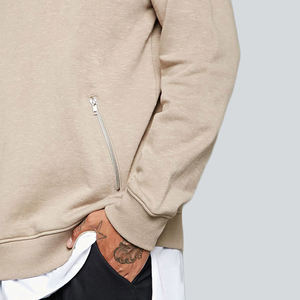 Custom Fashion Slub Knit Gym Hoodie With Zippered Front Pockets Hoodies - Product Image 5