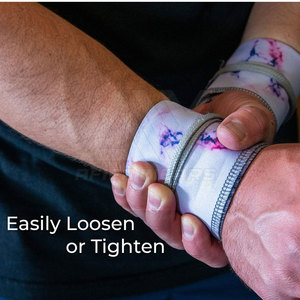 สายรัดข้อมือออกกำลังกายสำหรับผู้ชาย หนังวัวคุณภาพสูง กันลื่น ออกแบบใหม่ สำหรับยกน้ำหนักและฟิตเนส พร้อมโลโก้สั่งทำพิเศษ - Product Image 4