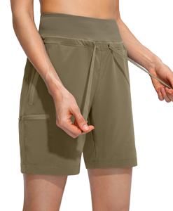 Nouveaux shorts de sport pour femme avec cordon de serrage à la taille, pour le cyclisme, la course et la gym, collection 2026 - Product Image 1