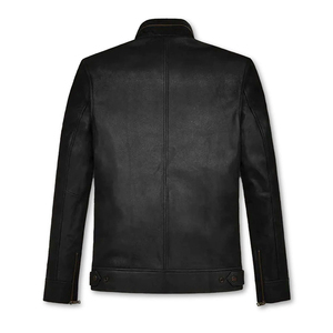 Chaqueta de Cuero para Hombre, Estilo Nuevo, Informal, para Motociclista, Chaqueta de Invierno, Nueva Moda, Fabricantes de Ropa Personalizada, Chaquetas de Cuero - Product Image 6