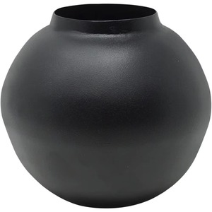Vases à fleurs décoratifs en métal de créateur à col rond personnalisés pour la décoration intérieure de l'Inde - Product Image 2