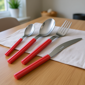 Juego de 24 Piezas You&Me SKY Rosso Inox, Vajilla YM24SK 88 Eme Tavola Posate - Product Image 3