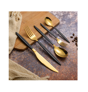 Ensemble de cuillères en laiton de style moderne avec de l'acier miroir classique pour la nourriture, le voyage, le camping, ensemble de couverts, fabrication indienne originale - Product Image 4