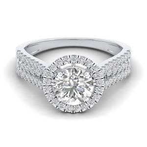 REYES envío rápido 925 plata esterlina 1,83 quilates corte redondo Moissanite anillos para mujeres diseño Original joyería de compromiso - Product Image 5