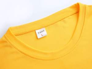 Gran oferta, camiseta 100 de poliéster con cuello redondo, camiseta informal para correr, camisetas a granel de verano de secado rápido, camiseta para hombres, envío DDP - Product Image 2