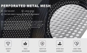 Tôle perforée en aluminium, maille métallique perforée en acier, fil de 1 mm de diamètre, filtres de 2 mm, tôle perforée - Product Image 2