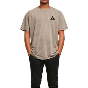 เสื้อยืดลายแอซิดวอชดีไซน์ใหม่ ใช้ได้ทุกวัน ขายดีที่สุด สไตล์ยอดนิยม - Product Image 4