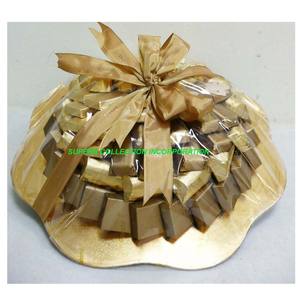 Grands et petits plateaux de service faits à la main conception de découpe au laser de taille personnalisée pour plateau de service décoratif au chocolat - Product Image 4