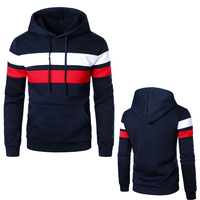 Hoodie Pria Musim Dingin Berkualitas Tinggi Grosir, Bahan Polyester/Katun, Anti Air, Anti Angin, Bernapas, Desain Cetak Kustom