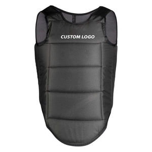 Protège-poitrine de boxe rouge de haute qualité, équipement de protection durable pour l'entraînement au MMA, au kickboxing et aux arts martiaux, PVC, toutes saisons - Product Image 1