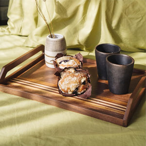 Indian Export Quality Handmade Wooden Serving <b>Tray</b> <b>Large</b> Snacks <b>Tray</b> for Wedding and Party Application Wooden <b>Tray</b> - Product Image 5