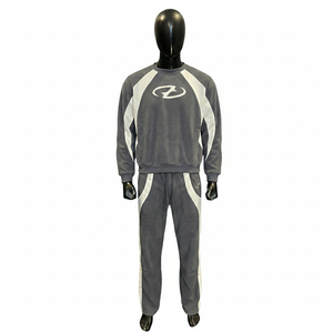 Conjunto Deportivo de Invierno para Hombre, Corte Regular, Logotipo Personalizado, Impresión por Transferencia de Calor, Ecológico, Transpirable, de Nailon/Algodón y Felpa - Product Image 6