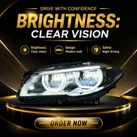 Kit de Actualización de Faros Delanteros LED Angel Eye XUNBAI de 55W y 12V para Serie 5 F10/F18 (2011-2017), Reemplazo Directo