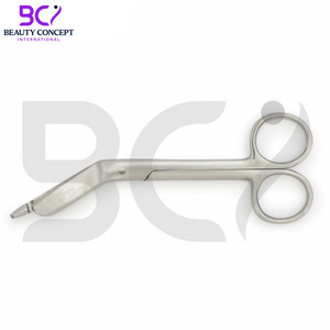 กรรไกรผ่าตัดสีทึบด้ามจับกันลื่นด้ามจับไม่ลื่นสีเงิน - Product Image 3