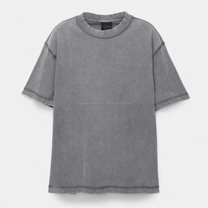 เสื้อยืดป้องกันการพองคอกลมของผู้ชายเสื้อยืดผ้าฝ้ายแขนปกติเสื้อยืดโอเวอร์ไซส์แบบกำหนดเองสำหรับผู้ชายมีบริการเก็บตัวอย่าง - Product Image 5