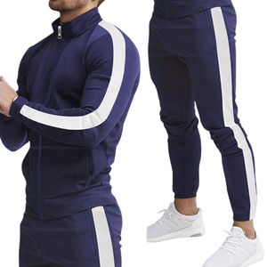 Survêtements pour hommes sur mesure en gros, vêtements de sport de haute qualité, vêtements de sport tendance, confortables, respirants, durables, veste - Product Image 4