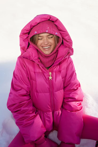 Les plus populaires : Veste de ski personnalisée grande taille en polyester imprimé, imperméable, respirante, avec isolation Primaloft et fermeture éclair matelassée - Product Image 5