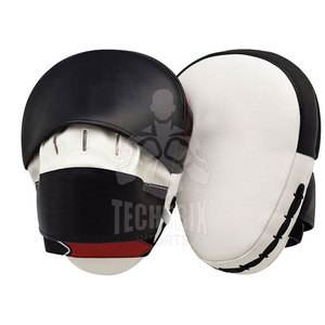 High Quality Custom Made Durable Curved PU Leather Eco-Friendly Kick <b>Focus</b> <b>Pad</b> for Boxing and Fight Training by TECHTRIX - Product Image 1