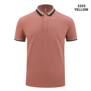 Polo de algodón de alta calidad para hombre, diseño básico ajustado con manga corta, logotipo personalizado impreso, Polo para hombre - Product Image 4