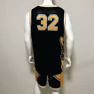 Laker, camiseta de baloncesto para hombre, pantalones cortos de baloncesto de malla sublimada personalizados, uniformes de baloncesto Bsci de verano transpirables - Product Image 2