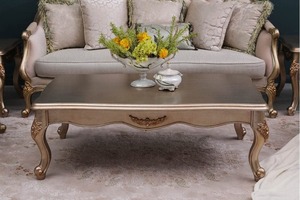 Juego de sofá Quinton tradicional de diseño de lujo tallado con juego de sofá de madera de teca maciza para apartamentos pequeños, sala de estar - Product Image 5