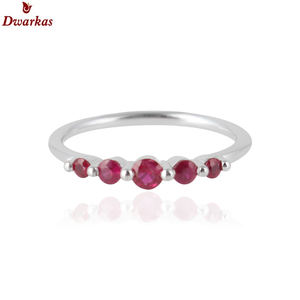 Bijoux fins de luxe en argent sterling 925 topaze rose bague multi pierres précieuses bijoux de mariage pour fête anniversaire direct - Product Image 4