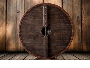 โล่ต่อสู้โล่นักรบยุคกลางโล่โดยหัตถกรรม Calvin - Product Image 4