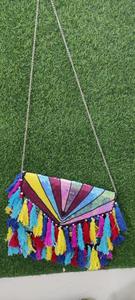 กระเป๋าบันจามา2023คลัทช์สไตล์โบโฮสำหรับงานราตรีหรูหราและมีสไตล์ - Product Image 2