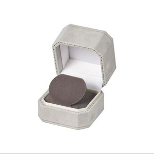 Elegante Octágono impreso 60x60x57mm Premium Jewelry Display Box para anillos Solución de almacenamiento duradera para piezas valiosas - Product Image 2