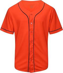 Uniformes de béisbol y sóftbol sublimados de poliéster personalizables, ropa deportiva transpirable para adultos, conjunto de diseño liso de talla grande - Product Image 1
