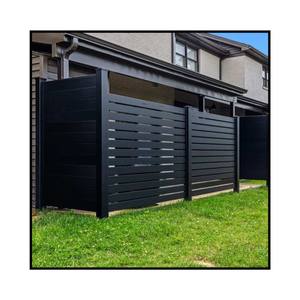 Usine directement jardin cour clôture panneaux aluminium intimité clôture écrans cours avant clôtures extérieures - Product Image 3