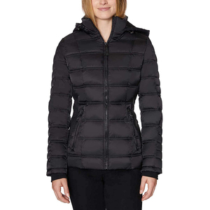 Veste matelassée noire ajustée de qualité supérieure pour hommes, unie, respirante, pour la saison hivernale, veste matelassée pour hommes - Product Image 4