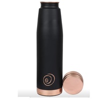 Bouteille d'eau en cuivre pur de qualité supérieure, personnalisable, la plus vendue, fabriquée à la main, portable, pour eau bouillante, idéale pour la salle de sport, les restaurants et les cafés