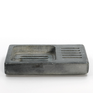 Indian Stylish Bathroom Accessory Greatest Grey Soapstone Soap Dish for Hotels and Home Use at Affordable Wholesale Price - Product Image 2
