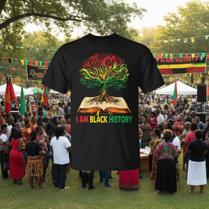 T-shirt per il Mese della Storia dei Neri: celebra la diversità e l'inclusione con questo elegante articolo promozionale - Product Image 3