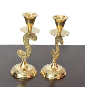 Luxury Candle Holder Decoration Antique <b>Candlestick</b> Holders Taper <b>Brass</b> Metal Candle Holder Gold wholesale manufacturer supplier - Product Image 4