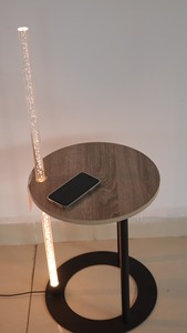 Lámpara de pie LED moderna Lumetal, lámpara de pie con forma de burbuja para sala de estar, dormitorio, hotel, decoración. - Product Image 3