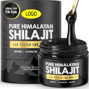 Résine <span class=keywords><strong>Shilajit</strong></span> pure authentique de l'Himalaya 85% Acide Fulvique Grand pot 125 Portions Suppléments à base de plantes US Lab Tested Organic Natural - Product Image 1