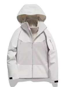 Men's High Street Slim Fit Puffer Jacket Hot Sale Eco-Friendly Knitted Fabric Lightweight Hooded Long <b>Winter</b> Stand XL Size - Product Image 2