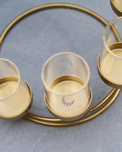 Classic Vintage Design Metal and <b>Glass</b> Candle <b>Holder</b> Best Quality Handcrafted Candle <b>Holder</b> and <b>Stand</b> Ideal for Elegant Decor - Product Image 3