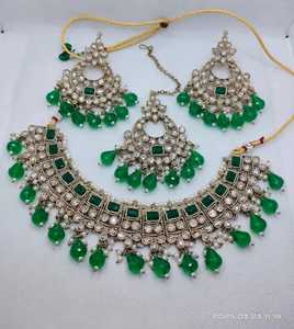 ชุดสร้อยคอโชคเกอร์ชาวโปแลนด์แบบดั้งเดิมของชาวอินเดียนแดงพร้อมเครื่องประดับสำหรับผู้หญิงเครื่องประดับสำหรับงานแต่งงานและงานรื่นเริง - Product Image 6