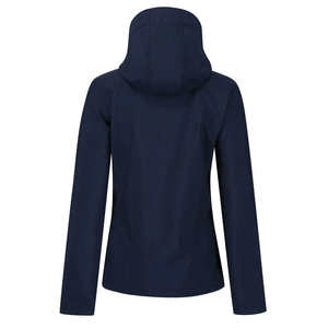 Chaqueta de Invierno Softshell para Mujer, Estilo Safari, con Logotipo Personalizado, Transpirable, Impermeable, de Secado Rápido, Cuello Alto, Diseño Sólido Teñido - Product Image 2