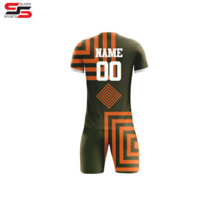 ชุดฟุตบอลผ้าโพลีเอสเตอร์แบบซับลิเมชันแห้งเร็วชุดฟุตบอล100% - Product Image 2