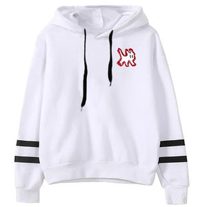 เสื้อฮู้ดโอเวอร์ไซส์ผ้าฝ้าย100% พรีเมี่ยมใส่ได้ทั้งชายและหญิงมีสไตล์โลโก้สีพื้นสวมใส่ในชีวิตประจำวันแบบถักดีไซน์ในฤดูใบไม้ร่วง - Product Image 6