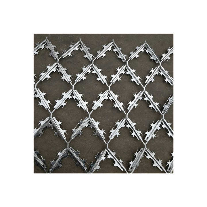 Factory-Direct Stainless Steel Wire Diamond Hole Welded Razor Mesh Fencing Fresh Stock Ready to Ship