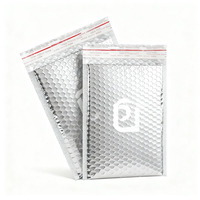 Sobres Acolchados de Burbujas 6X10, Fundas de Envío de 6"X10", Sobres de Burbujas Personalizados en Negro Metálico, Dorado, Blanco y Plateado
