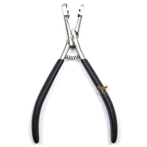 Professional Hair <b>Extension</b> Pliers Black Handle – I Tip Micro <b>Bead</b> Crimping & Capsule Formation Tool for Salon Installation - Product Image 1