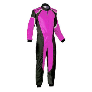 Combinaison de kart de course personnalisée en tissu Cardura combinaison de course de kart de sport veste de moto en cuir véritable fabriquée au Pakistan - Product Image 6