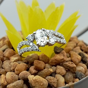 แหวนแต่งงานสุดคลาสสิก14K/18K แหวน925ทองสำหรับเพชร Gia - Product Image 5