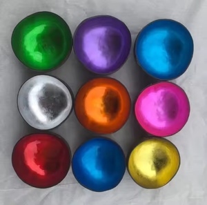 Tazón lacado de cáscara de coco sostenible artesanal VIET FARGIMEX, exhibición de tienda de recuerdos almacenada en Vietnam - Product Image 4